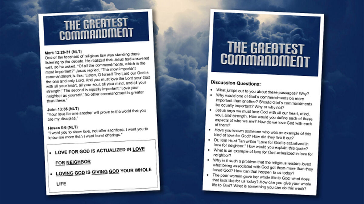 The Greatest Commandment image number null